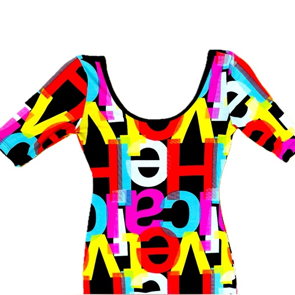 LETTER PRINT DRESS - Picture 2 of 3